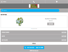Tablet Screenshot of buttsflorist.com